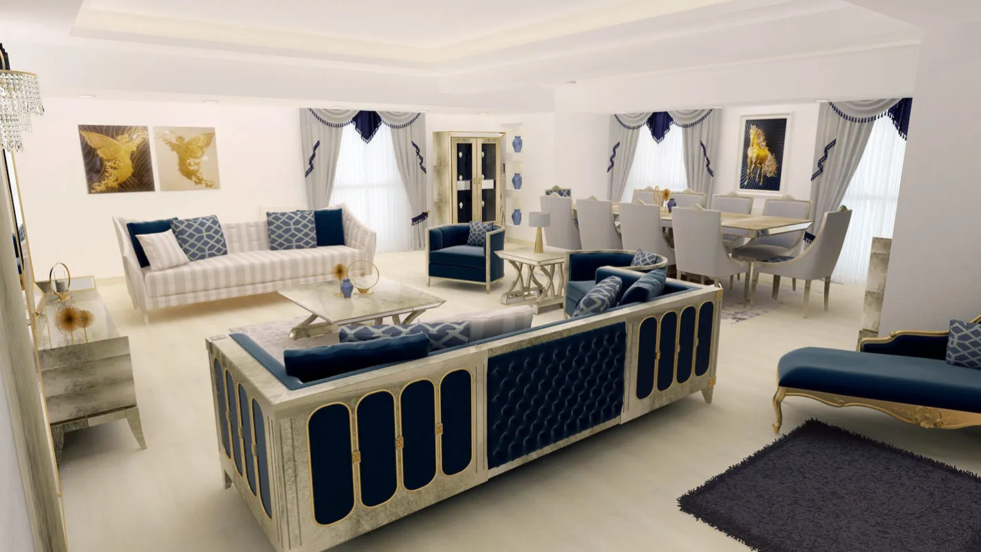 Bahçeşehir Garanti Akkoza Evleri avangarde salon iç mimarlık istanbul