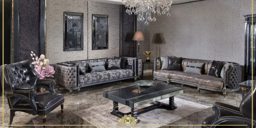 siyah koltuk takımı masko