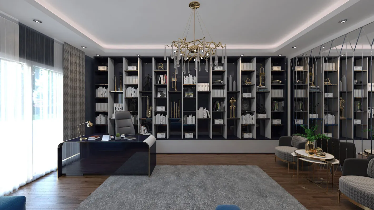 Luxury Library Projesi – İstanbul Mobilya